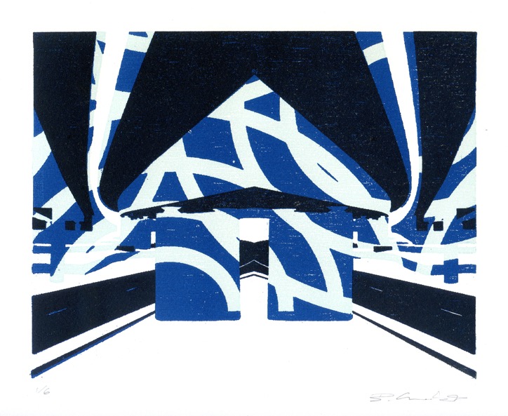 Flyover - Mirror Blue